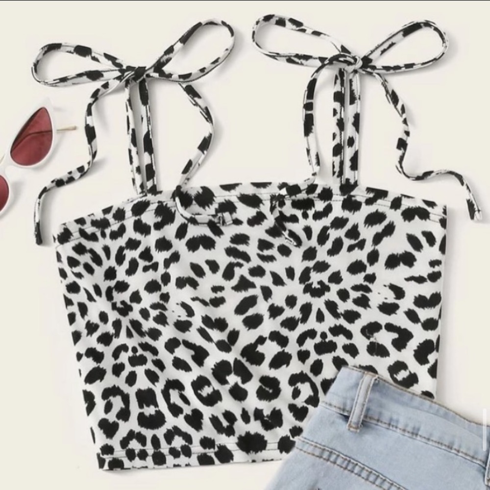 Leopard Cami Top